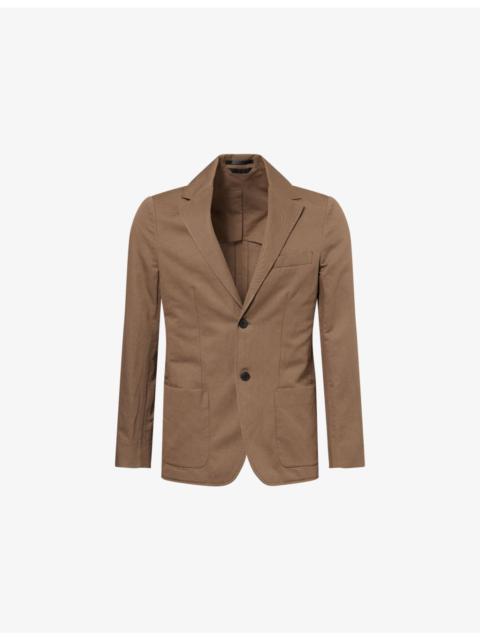 Sunspel Single-Breasted Cotton and Linen-Blend Blazer