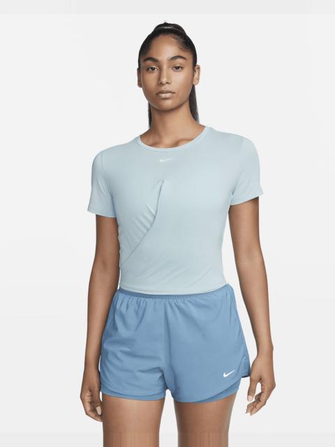 Nike Dri-FIT One Luxe Women's Twist Cropped Short-Sleeve Top