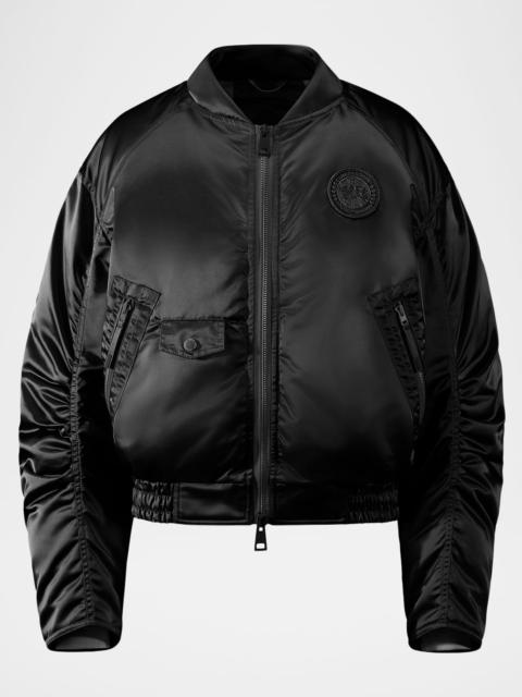 Canada Goose Jade Down Satin Bomber Jacket