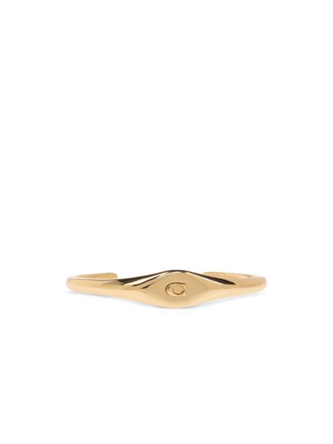 COACH logo bangle
