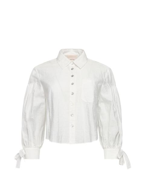 Cinq à Sept Finch bow sleeve shirt