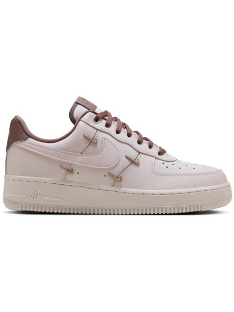 Nike Air Force 1 '07 LX CN Pink Oxford Gold Mini Swooshes (Women's)