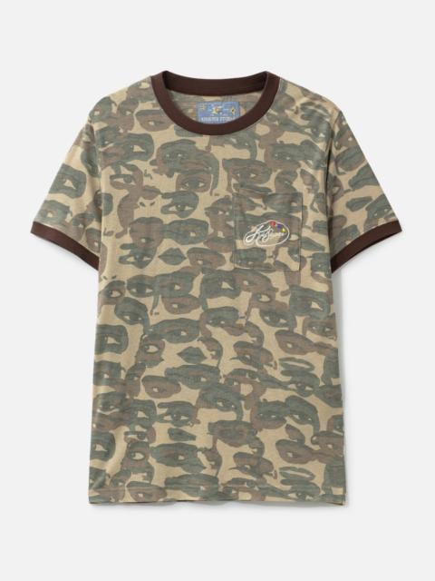 KidSuper FACE CAMO SHORT SLEEVE SHIRT