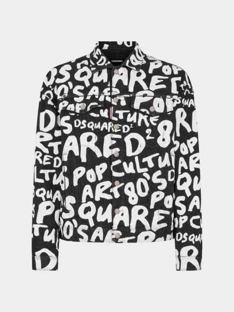 DSQUARED2 D2 POP 80'S  JEAN JACKET