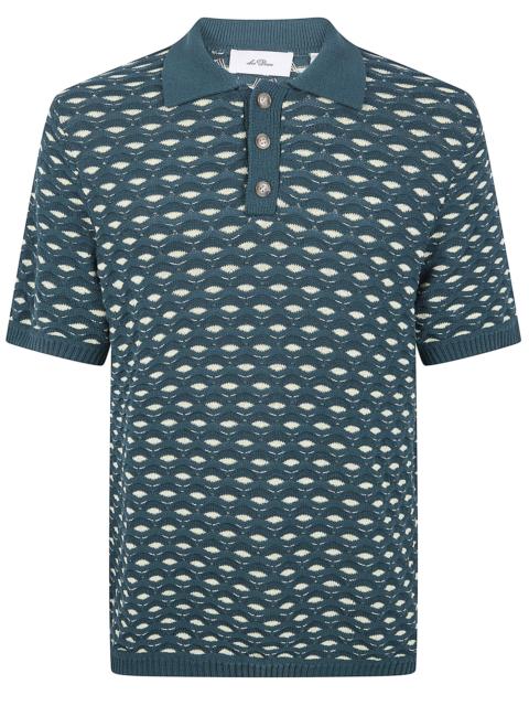 Les Deux "Esmay" Shell Knitted Polo Shirt