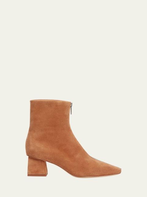 SIMKHAI Ryder Suede Zip Booties