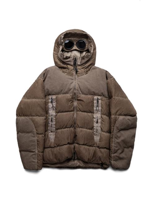C.P. Company Eco-Chrome R Mixed Goggle Down Jacket - Re-Color Brown