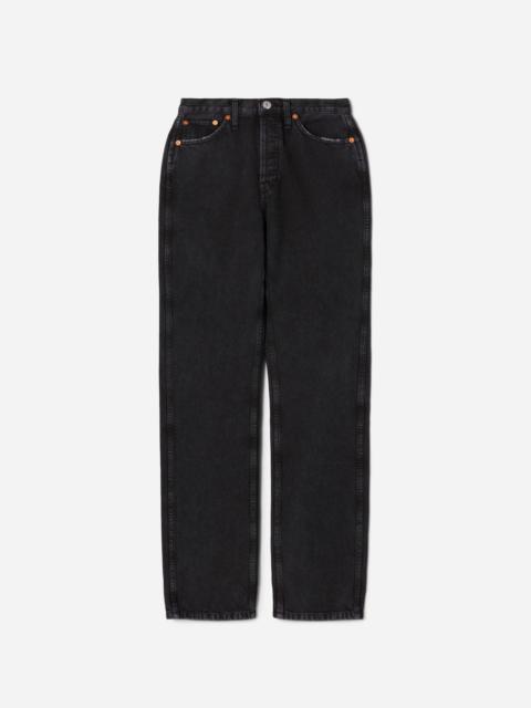 RE/DONE High Rise Loose - Washed Black