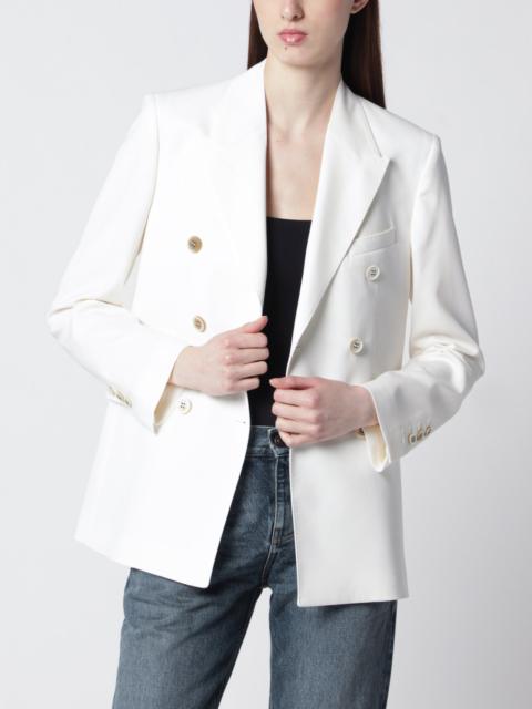 Golden Goose White double-breasted jacket in wool blend