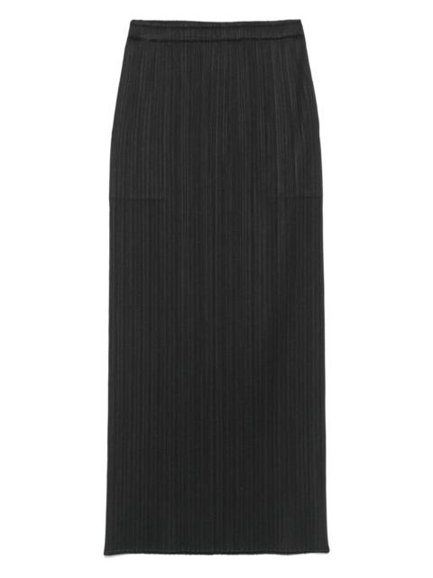 Pleats Please Issey Miyake pleated midi skirt
