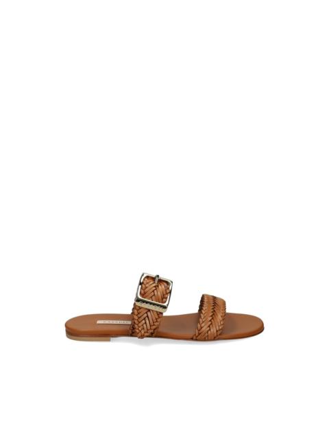 CASADEI woven buckle-fastening sandals