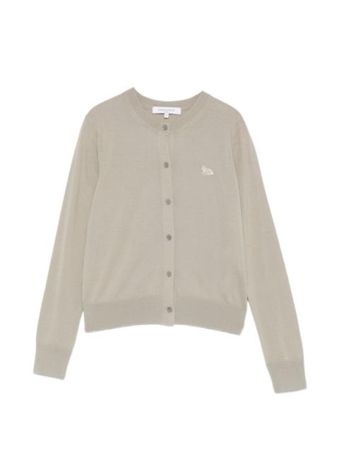 Maison Kitsuné fox motif buttoned cardigan
