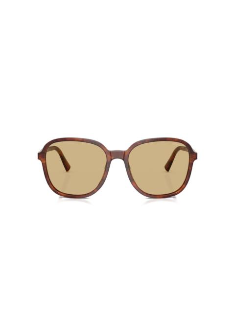 Miu Miu logo geometric sunglasses