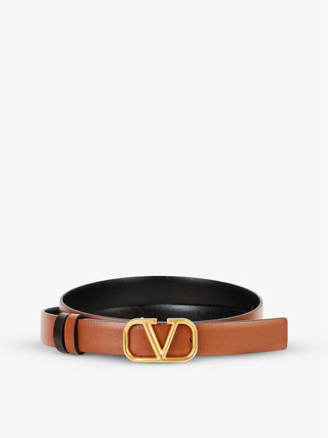 VLOGO reversible leather belt