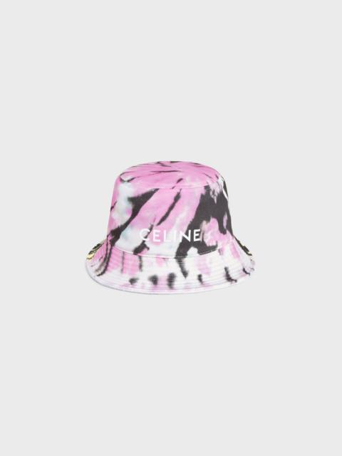 CELINE CELINE BUCKET HAT IN COTTON FLEECE
