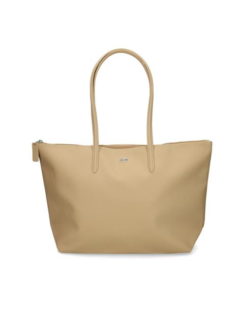 LACOSTE logo-appliqué tote bag