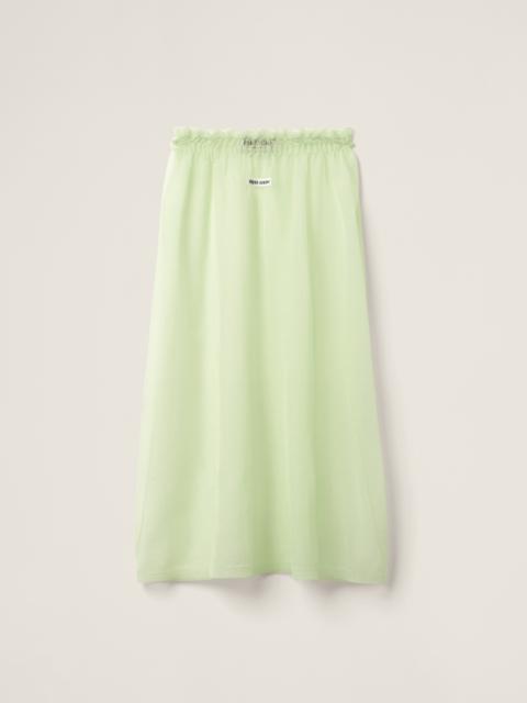 Miu Miu Nylon skirt