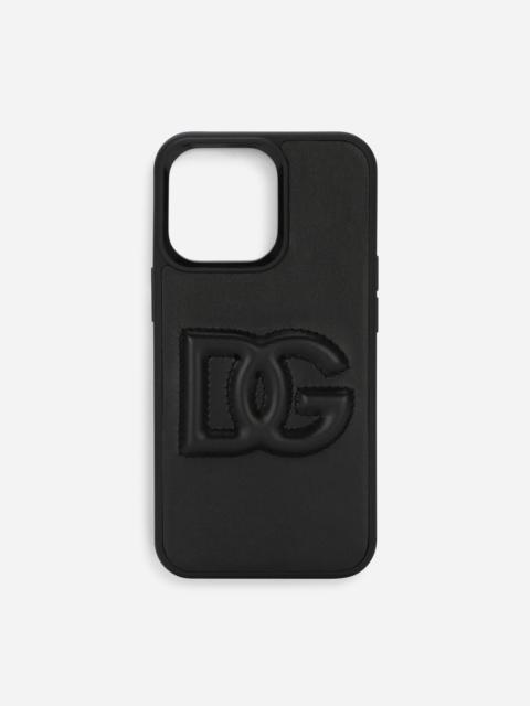 Dolce & Gabbana Calfskin DG Logo iPhone 13 Pro cover