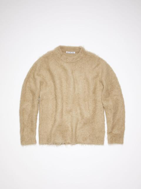 Mohair wool jumper - Dark beige