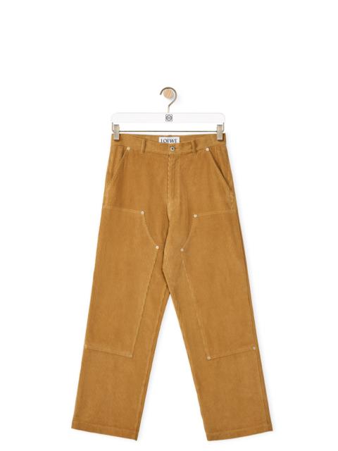 Loewe Corduroy patch trousers in cotton