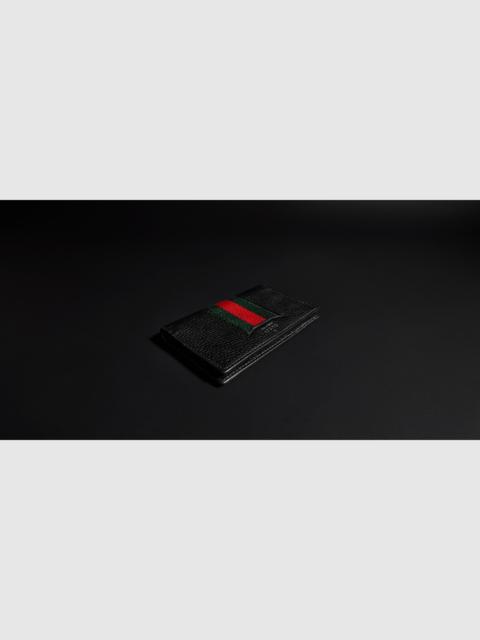 GUCCI Web Trademark card case