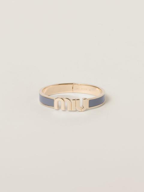 Miu Miu Enameled metal bracelet