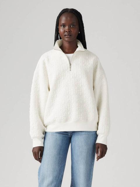 Levi's 1/4 ZIP QUILTED FLEECE SWEATSHIRT