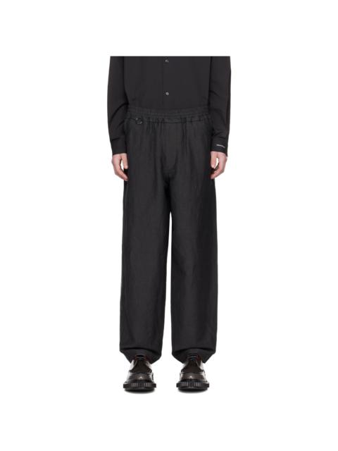 Black O-Ring Trousers