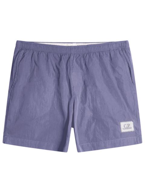 C.P. Company C.P. Company Chrome-E Logo Swim Shorts
