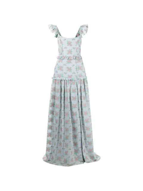 markarian Arabella floral corset gown