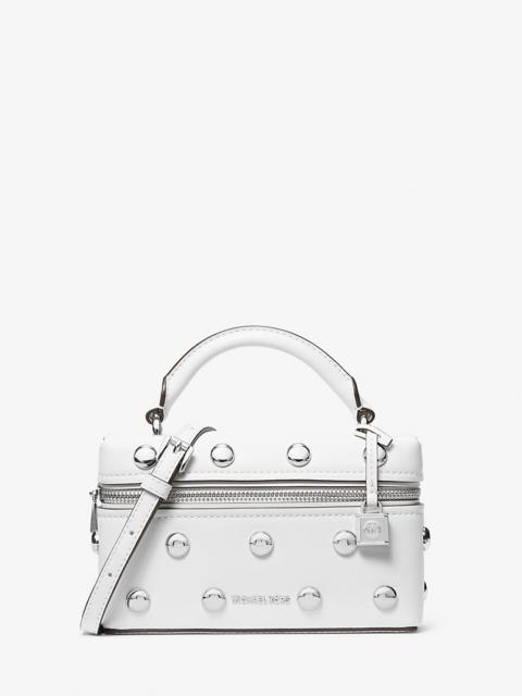 MICHAEL KORS Jana Extra-Small Studded Leather Crossbody Bag
