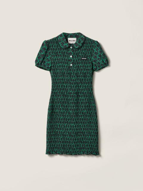 Miu Miu Crêpe de chine mini-dress