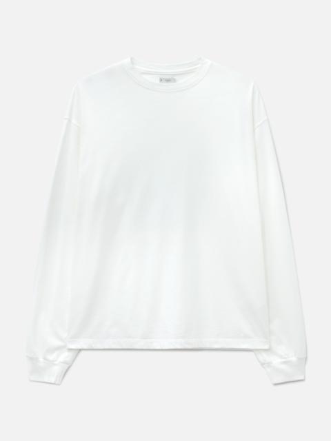 YOKE SUVIN COTTON YOKE T-SHIRT LONG SLEEVES
