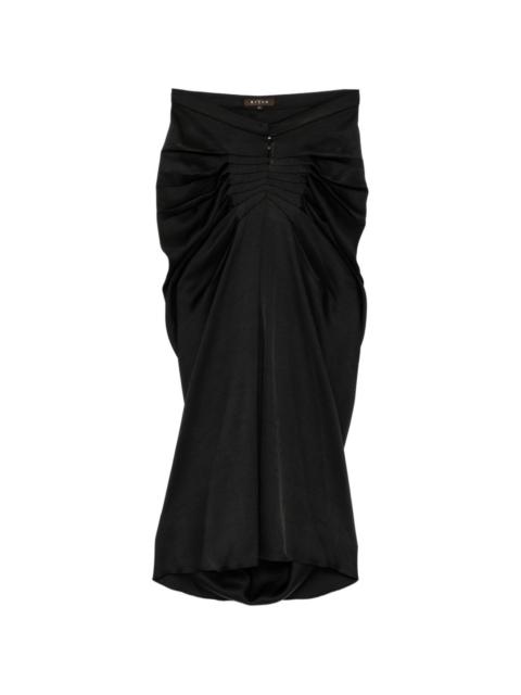 BIYAN ruched draped skirt