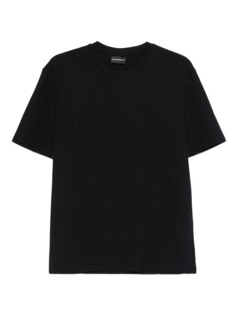 EMPORIO ARMANI textured T-shirt