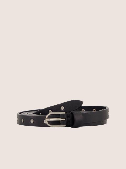 Vince Women's Dana 14mm Studded Double-Wrap Leather Belt
