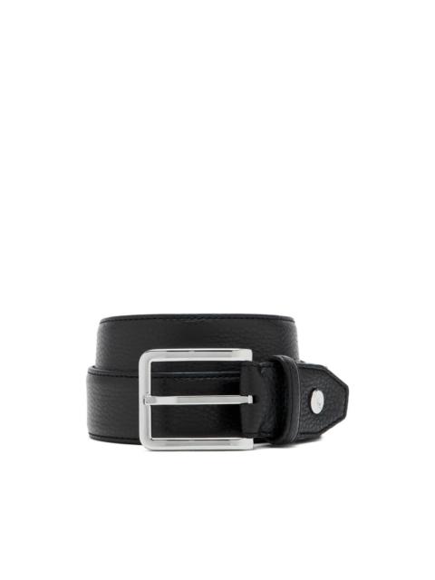 Brioni pebble-leather belt