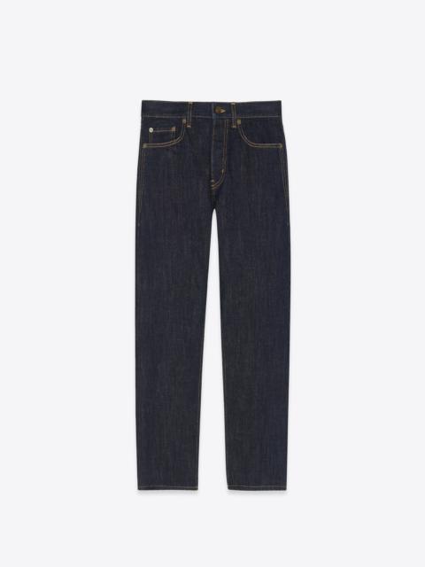 SAINT LAURENT venice jeans in deep blue rinse denim