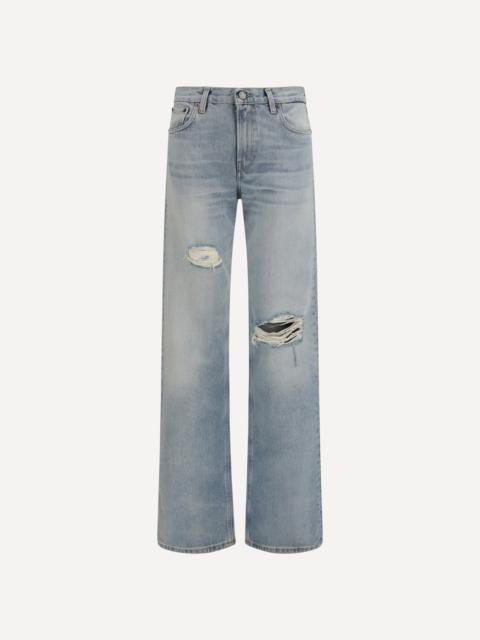 HAIKURE Star Marfa straight-leg Jeans with a distressed finish