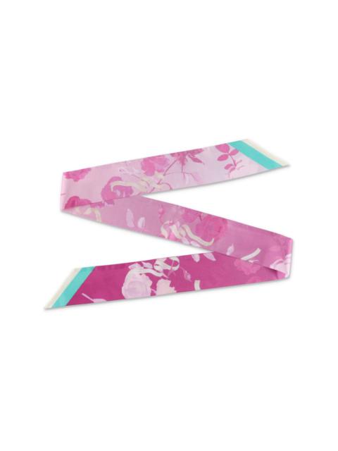 Mulberry floral-print scarf