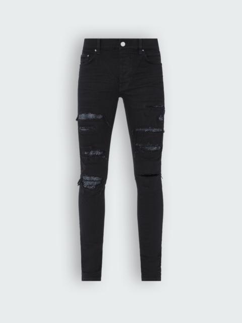 AMIRI CRYSTAL THRASHER JEAN