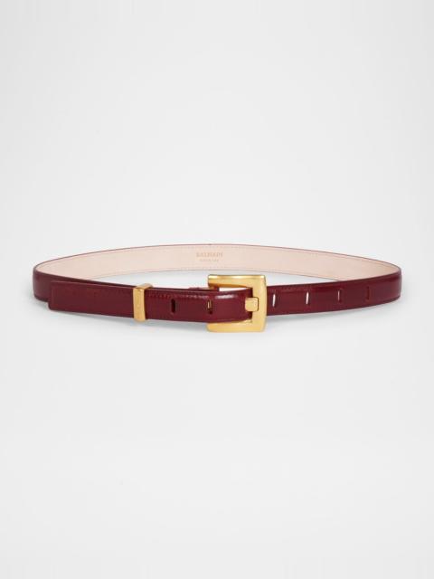 Balmain Anthem Leather Belt
