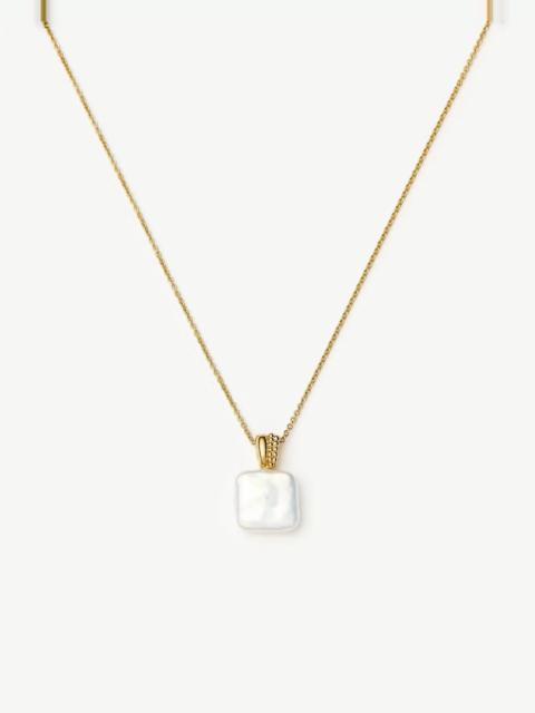 MISSOMA Square Pearl Baya Pendant Necklace