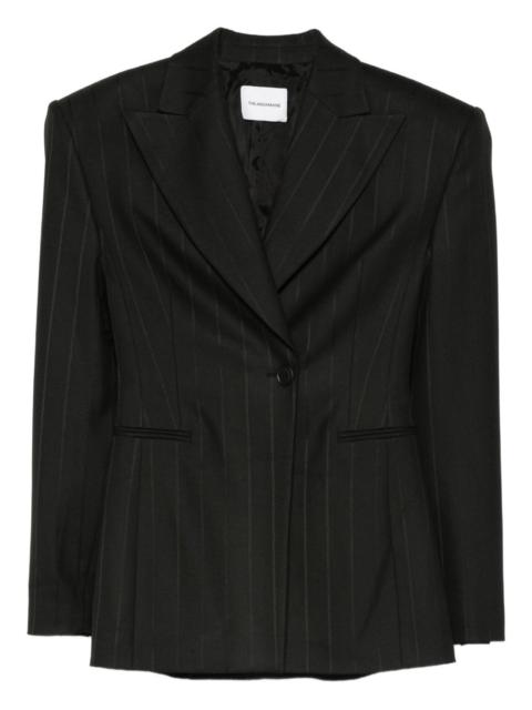 THE ANDAMANE pinstriped single-breasted blazer