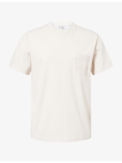 Loewe Anagram Patch-Pocket Cotton T-Shirt