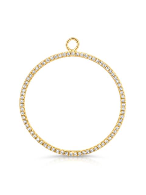MILLY Circle Ear Jacket | Pavé