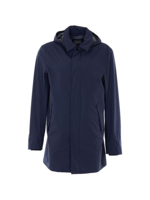 Herno removable hood raincoat