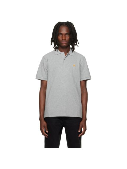 Carhartt WIP Gray Chase Pique Polo