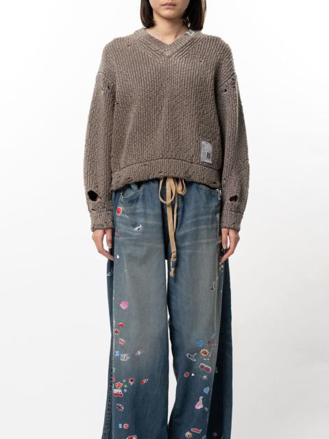 Maison MIHARAYASUHIRO Sun Faded Like Knit Sweater