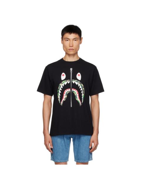A BATHING APE® Black ABC Camo Shark T-Shirt